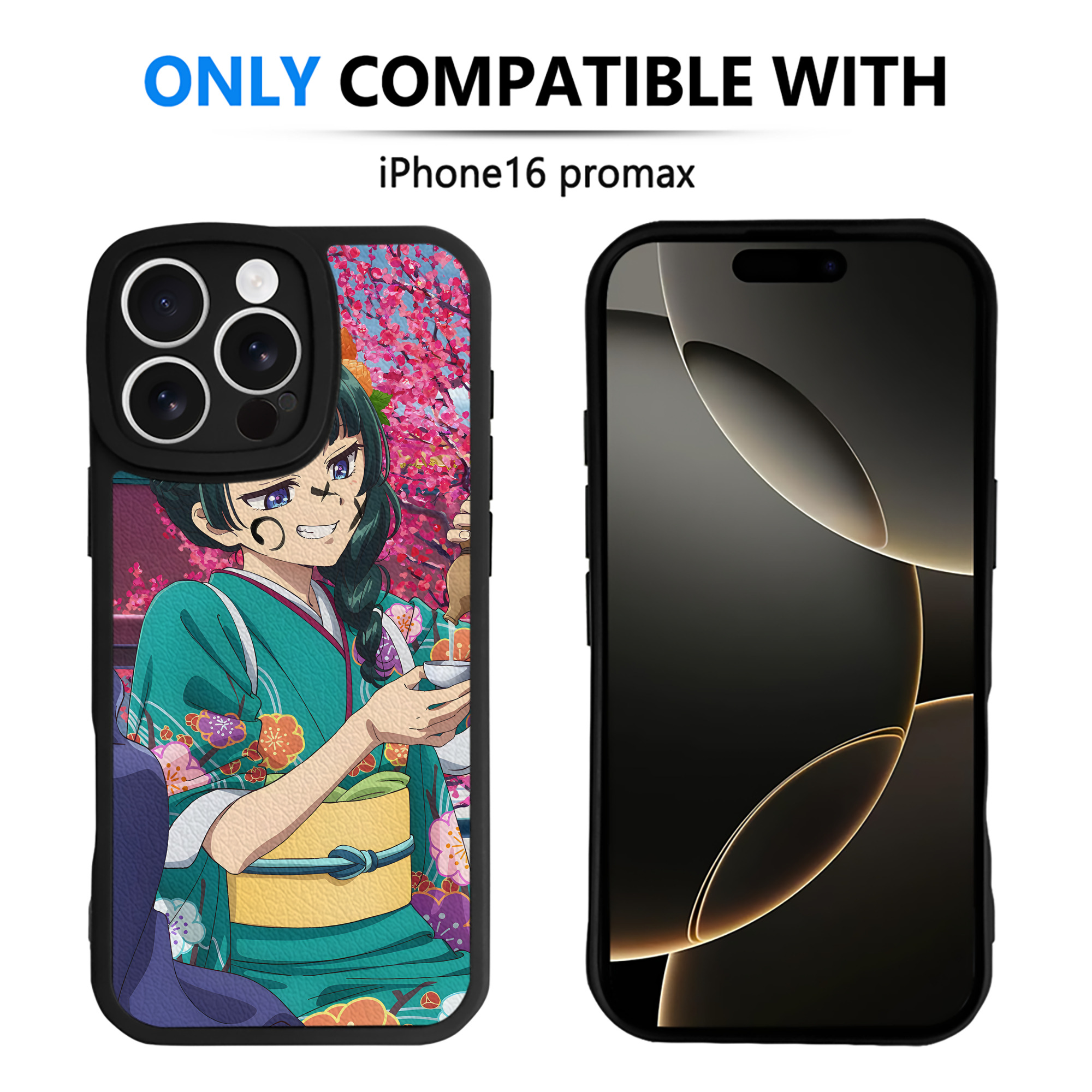 （画像用） 薬屋のひとりごと The Apothecary Diaries 【iPhone 16シリーズ対応】シリコンスマホケース（レザー調） 材質：シリコン